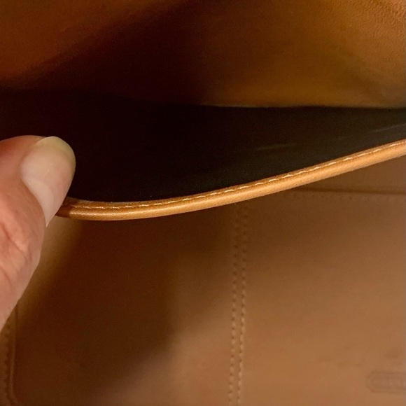 Vintage Coach NWOT Swing Wallet in British Tam # 4843 - Picture 11 of 14